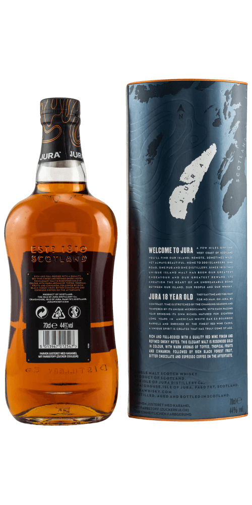 Jura 18 Jahre Whisky (Tube) 700ml TIME 2 TASTE