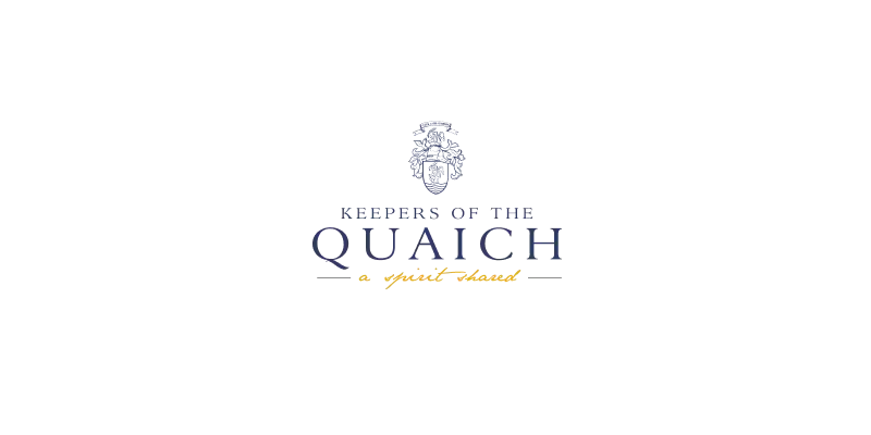 Hüter der Schale Logo der Keepers of the Quaich, Tradition und Exklusivität in der Whiskywelt.