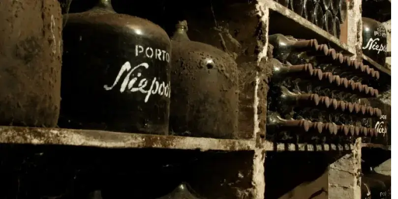 Niepoort Ruby in traditionellen Weinfässern im Weingut Niepoort, Douro-Tal, Portugal.