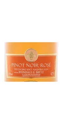 Weingut Ernst Bretz und Pinot Noir Rosé Sekt (Halbtrocken)