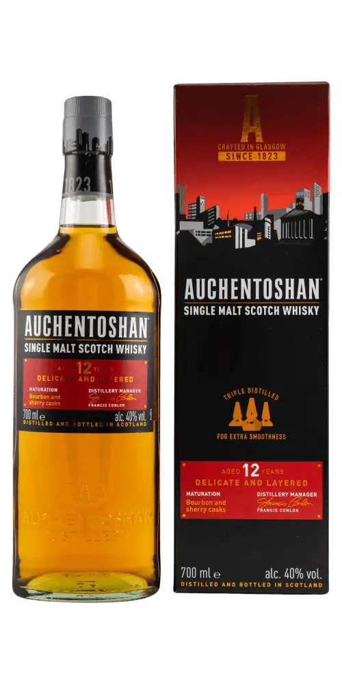 Auchentoshan 12 Jahre Whisky (Box) 700ml TIME 2 TASTE