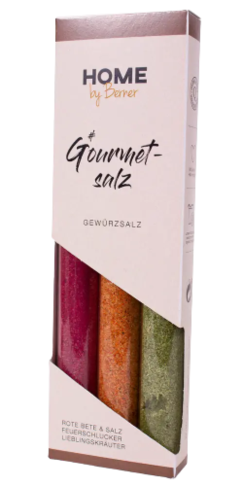 Berner - Gewürzsalz im 3er Gourmetsalz -Set