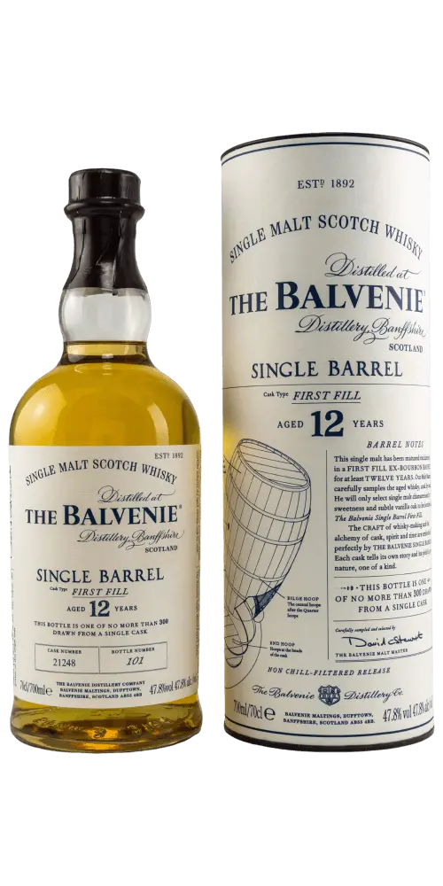 The Balvenie Single Barrel 12 Jahre Whisky (Tube) 700ml - time2taste ...