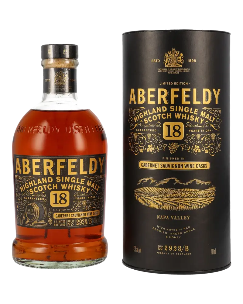 Aberfeldy 18 Jahre Nappa Valley (Tube)