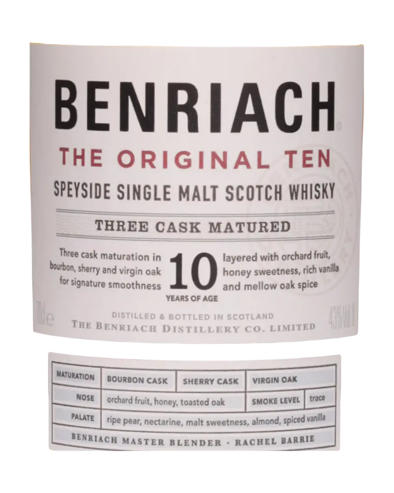 Benriach The Original Ten 10 Jahre (Tube)