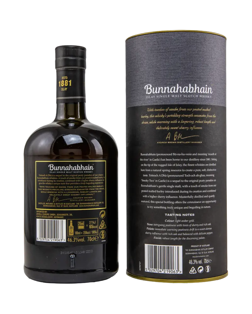 Bunnahabhain Toiteach A Dhà (Tube)