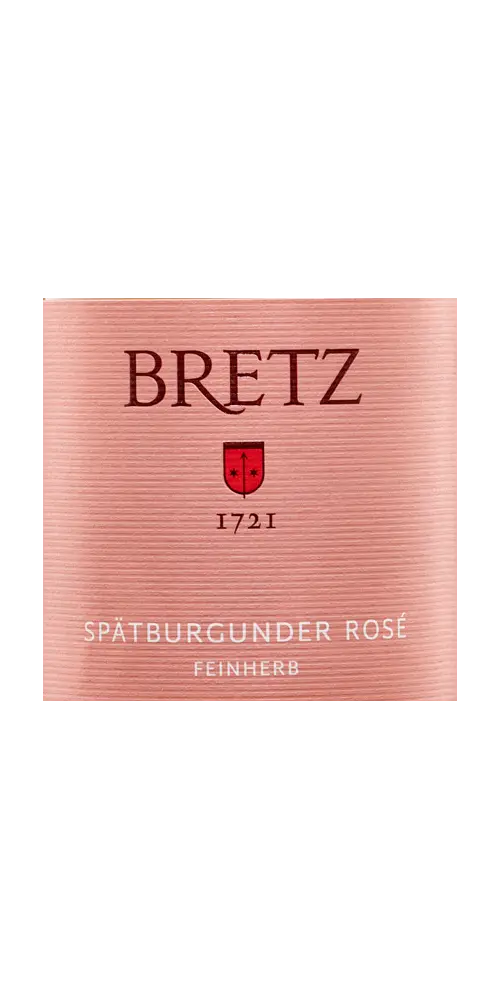 Ernst Bretz - Spätburgunder Rosé Feinherb Bechtolsheimer Petersberg