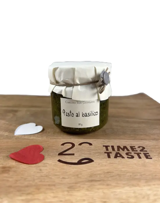 Valentinstags Geschenk - Rosé Wein & Basilikumpesto