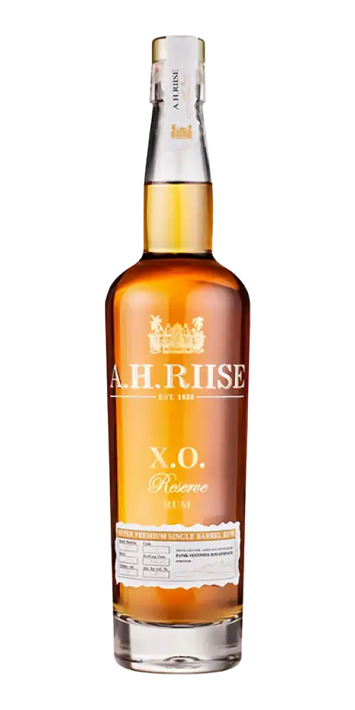 A.H. Riise 1888 Copenh. Gold + 2cl Non Plus Ultra Very Rare Flasche von A.H. Riise XO Rum