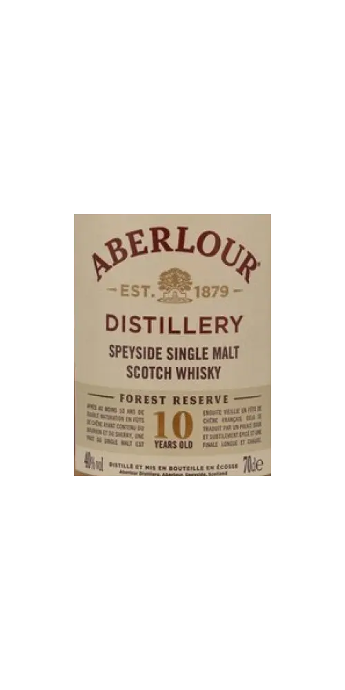 Aberlour 10 Jahre Forest Reserve