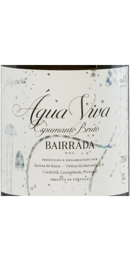 Água Viva Espumante Bruto 2017 - Quinta de Baixo