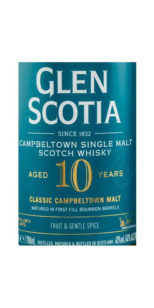 Glen Scotia 10 Jahre - Unpeated (Box)