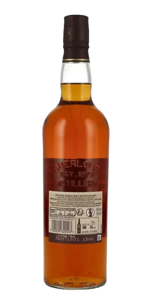 Schottischer Whisky Aberlour 10 Jahre Forest Reserve, Single Malt aus der Speyside-Region, fruchtig und würzig.