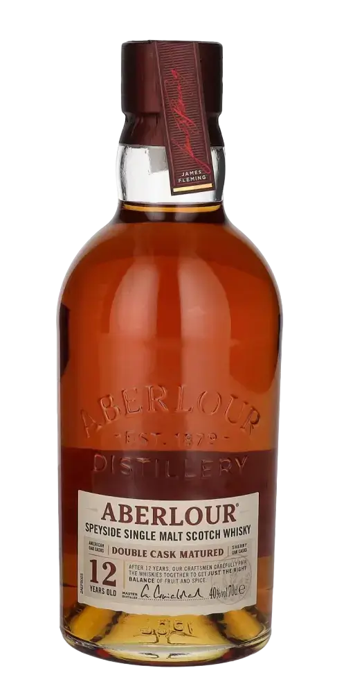 Schottischer Whisky Aberlour 12 Jahre, Double Cask, Speyside, fruchtig und schokoladig, aromatischer Single Malt.