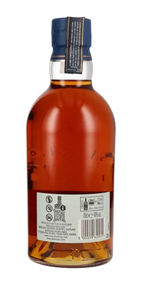Schottischer Whisky Aberlour 14 Jahre Double Cask, 700ml Flasche, elegante Aromen aus Eichen- und Sherry-Fässern.