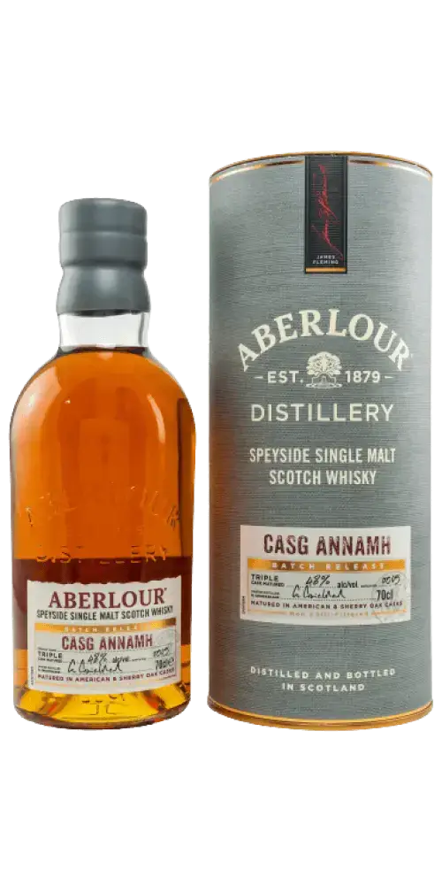 Schottischer Whisky Aberlour Casg Annamh, Speyside Single Malt, limitierte Edition in Tube, 70cl.