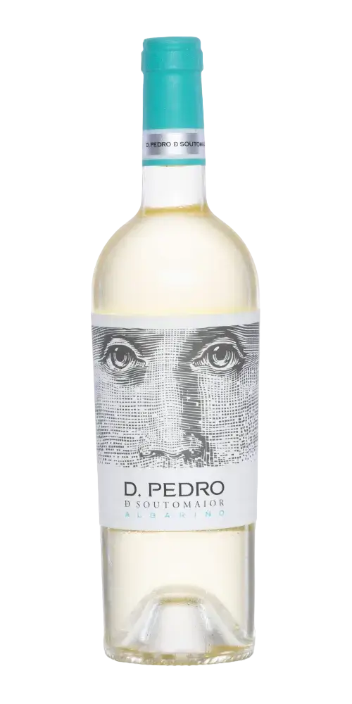 D. Pedro d´Soutomaior Albariño, spanischer Weißwein mit fruchtigem Bukett und 13,5 % Vol. aus Rías Baixas.