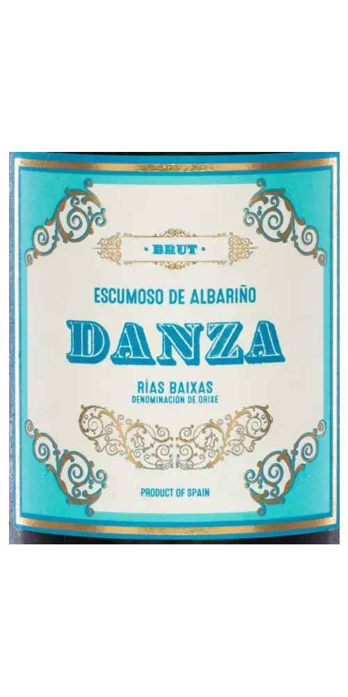 Danza Escumoso de Albarino Brut, spanischer Schaumwein aus Albariño mit frischen Zitrusnoten und 12 % Vol.
