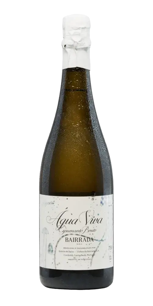 Água Viva Espumante Bruto 2017, trockener Schaumwein aus Bairrada mit Frische und Zitrusnoten.