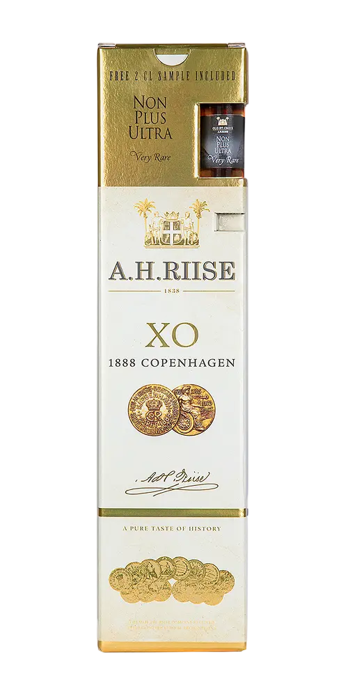 A.H. Riise 1888 Copenh.Gold + 2cl Non Plus Ultra Very Rare