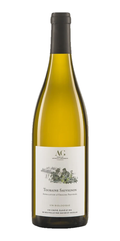 Touraine Sauvignon Blanc der Famille Amirault-Grosbois, Weinflasche