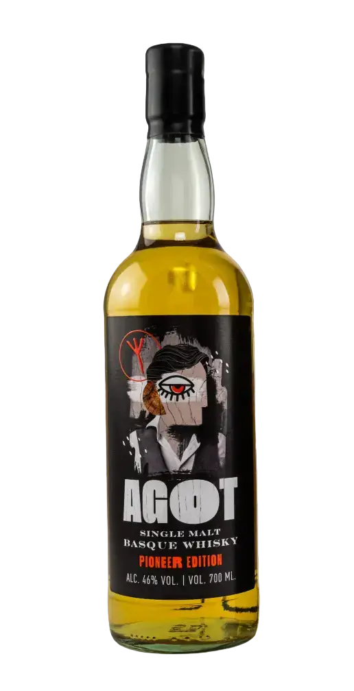 Spanischer Whisky Agot - Single Malt aus dem Baskenland, Pioneer Edition, 700 ml, 46% vol.