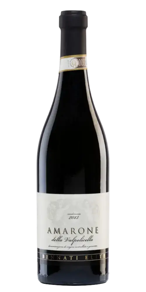 Bennati Corte Pitora Amarone DOCG, italienischer Rotwein mit Aromen von Kirschen und 15 % Vol.
