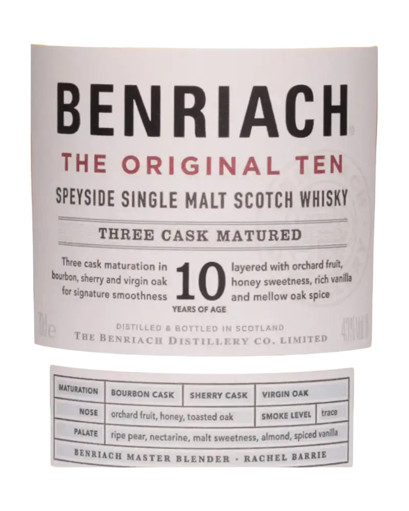 Benriach The Original Ten 10 Jahre (Tube)