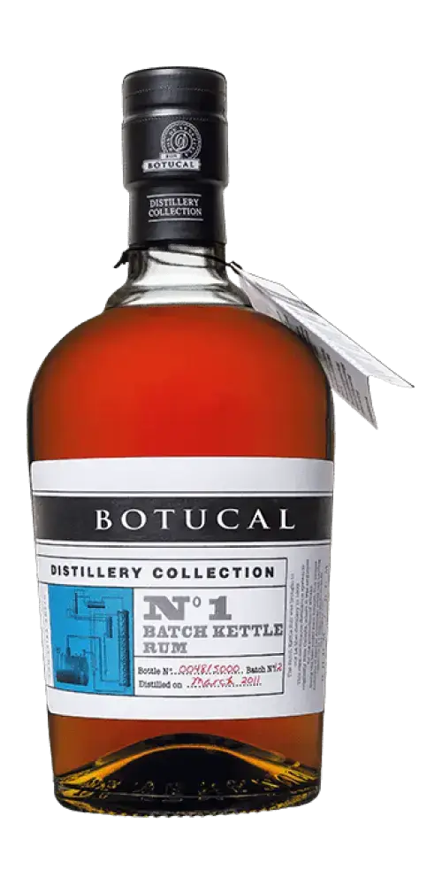 Botucal N° 1 Rum, Batch Kettle Verfahren, Distillery Collection, bernsteinfarben, fruchtige Aromen, 6 Jahre gereift