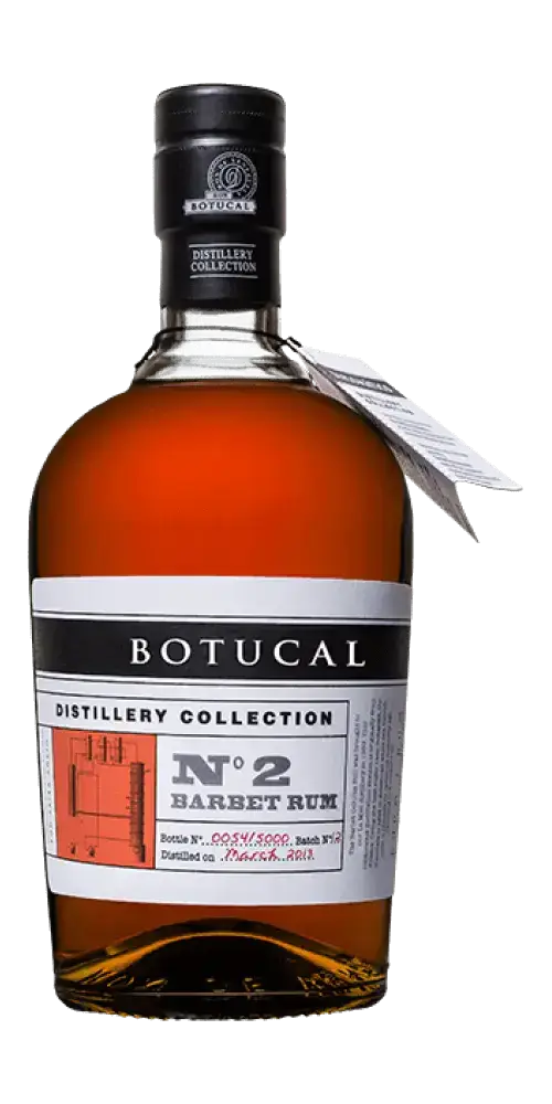 Botucal N° 2 Rum, 4 Jahre gereift, aus Venezuela, Bernsteinfarbe, Aromen von Eiche und tropischen Früchten.