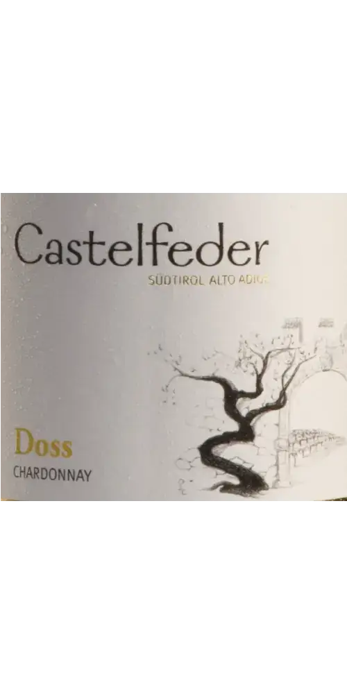 Castelfeder Doss, heller Chardonnay aus Südtirol mit fruchtigen Steinobstaromen und feiner Säurestruktur.