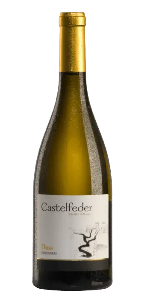 Castelfeder Chardonnay Doss DOC, italienischer Weißwein aus Südtirol mit fruchtigen Aromen und feiner Säure.