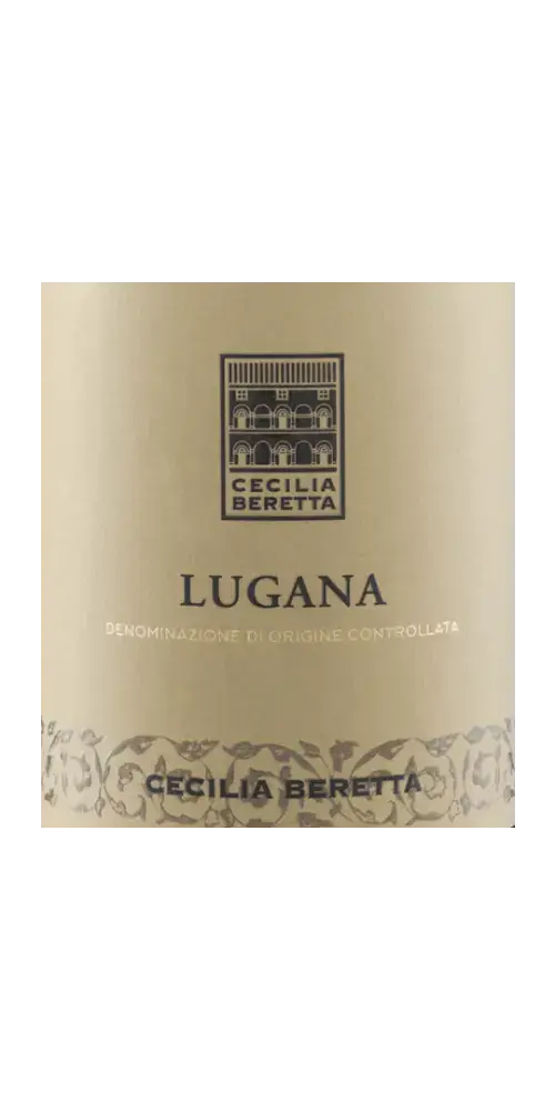 Cecilia Beretta Lugana DOC, eleganter Weißwein aus Italien mit Aromen von Steinfrüchten und floralen Noten.