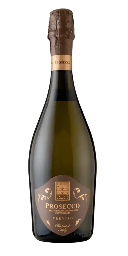 Cecilia Beretta Prosecco Spumante DOC Extra Dry, spritziger Schaumwein aus Treviso mit fruchtigen Aromen und 11,5 % Vol.