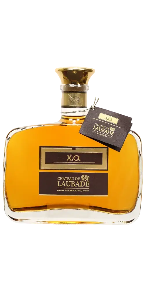 Armagnac Chateau de Laubade Diamant XO, gereift 15-25 Jahre, Gascogne, in edler Flasche