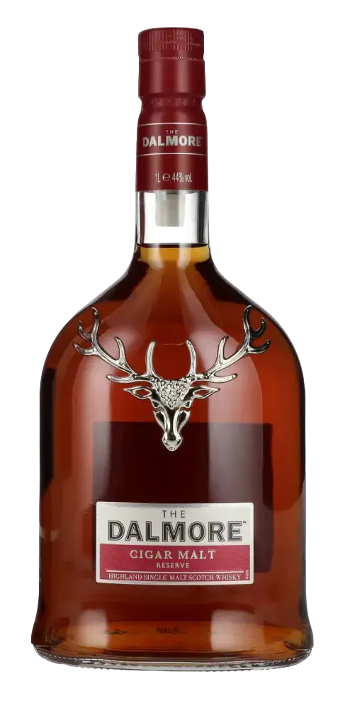 Schottischer Whisky Dalmore Cigar Malt Reserve in Flasche, exquisite Aromen von Honig und Vanille, 1 Liter.