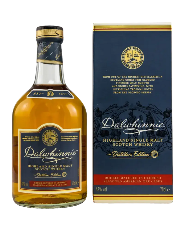 Schottischer Whisky Dalwhinnie Distillers Edition 2022, Highland Single Malt, Oloroso Sherry-Fass gereift, 70cl.