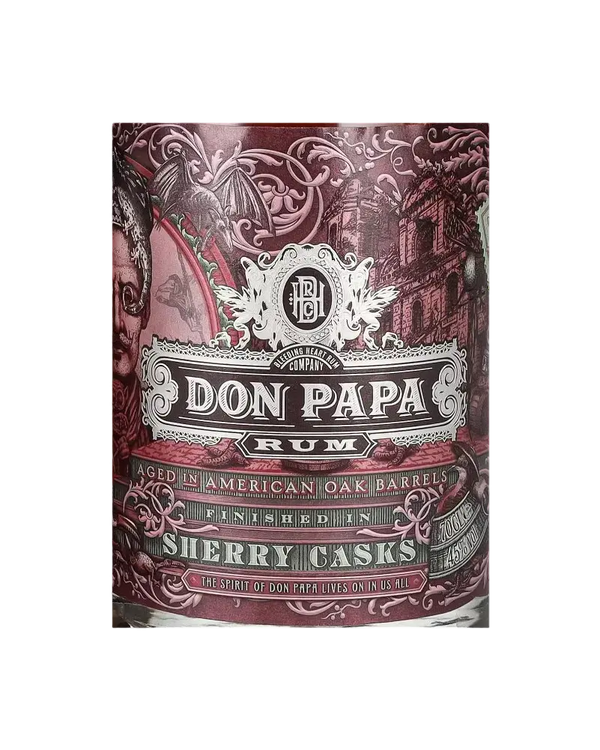 Don Papa Rum aus den Philippinen, in Ex-Sherry-Fässern gereift, limitierte Auflage mit einzigartigem Geschmack.