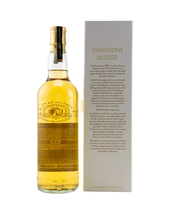 Schottischer Whisky Blair Athol 2008/2020, 11 Jahre, mit Eichenfasslagerung, abgefüllt von Duncan Taylor.