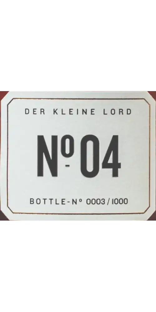 Deutschland Korn Ehringhausen - Der kleine Lord N°04 500ml Flasche Etikett