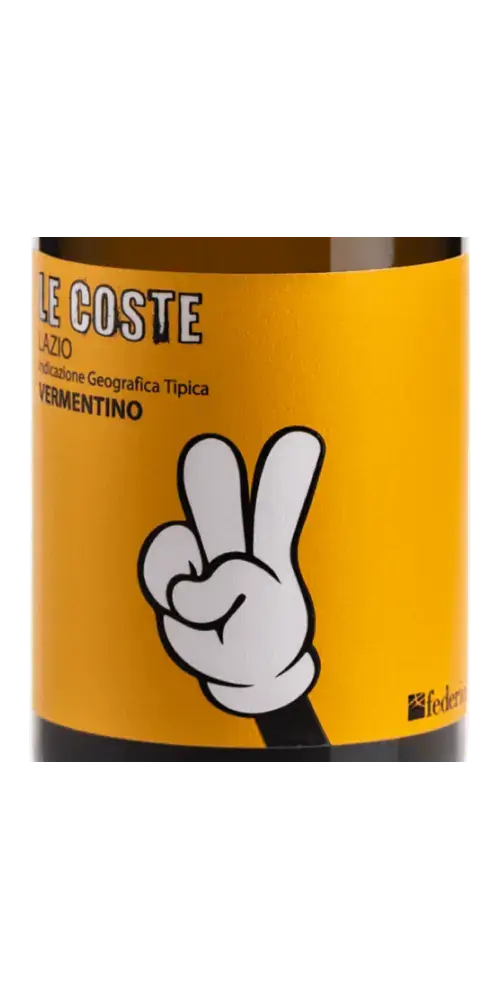 Federici Le Coste IGT, eleganter Vermentino aus Latium mit frischen Aromen und 12,5 % Vol.