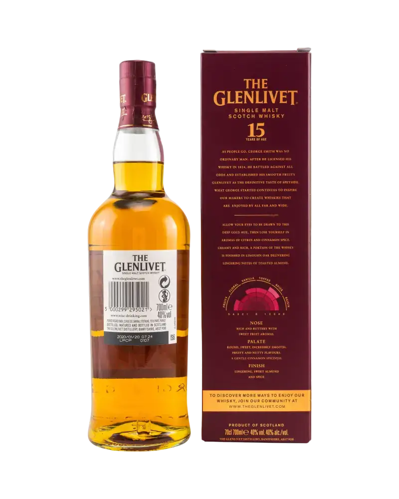 Glenlivet 15 Jahre - French Oak Reserve (Box)
