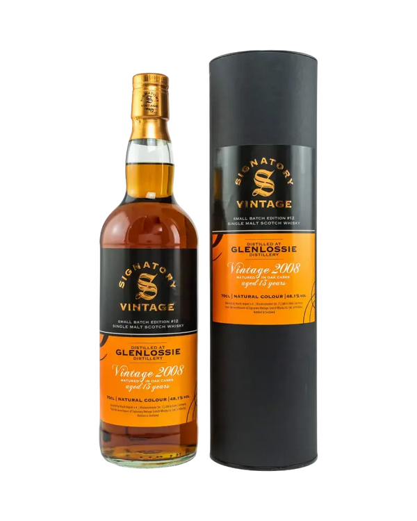Schottischer Whisky Glenlossie 2008/2022 Signatory Small Batch, vollmundig, in edler Verpackung, 46% Vol.