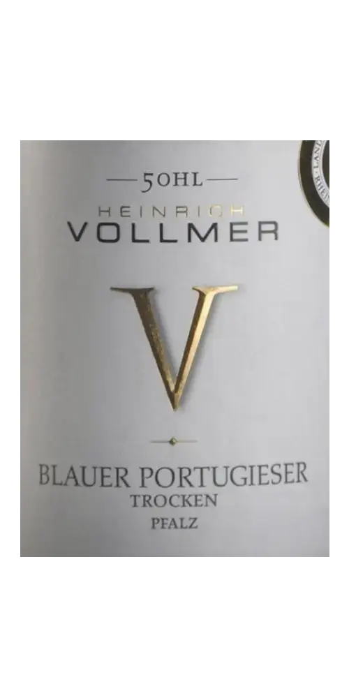 Blauer Portugieser, trockener Rotwein aus der Pfalz mit Aromen roter Früchte.