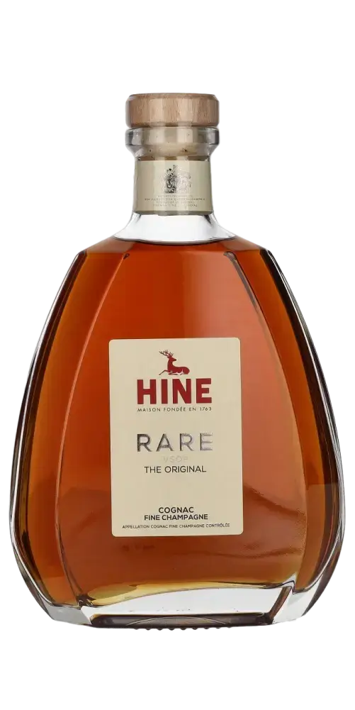 Cognac HINE Rare - The Original, VSOP aus Cognac Fine Champagne, florales Bouquet, edles Design.