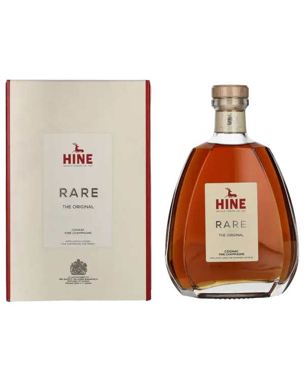 Cognac Hine Rare VSOP The Original in Geschenkbox, Fine Champagne, mit floralen Aromen, 6 Jahre gereift.