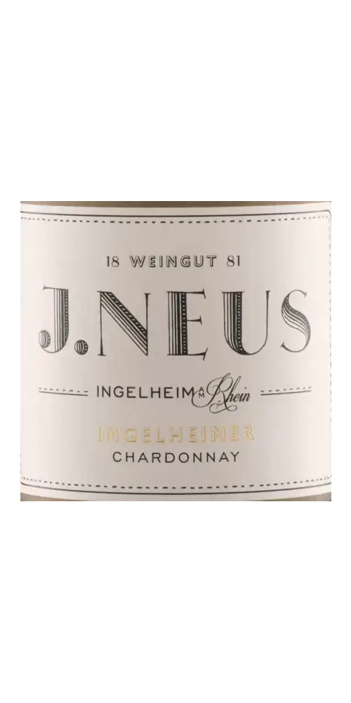 Ingelheimer Chardonnay, Weißwein aus Rheinhessen mit mineralischen Düften und feinen Nussnoten.