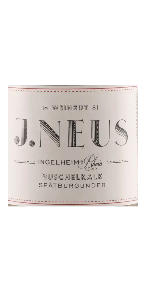 VDP.Weingut J. Neus – Spätburgunder aus Ingelheim mit eleganter Mineralität.