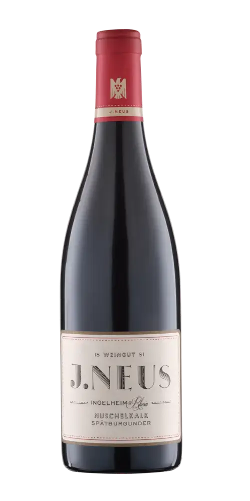 VDP.Weingut J. Neus, Spätburgunder aus Rheinhessen mit eleganten Aromen von dunklen Früchten.