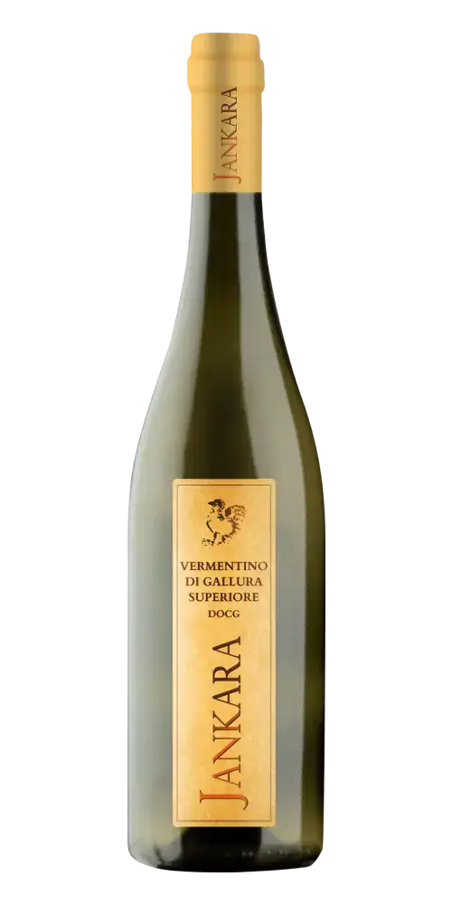 Vermentino di Gallura Superiore DOCG, italienischer Weißwein mit feinen Mandarinen- und Pfirsichnoten.